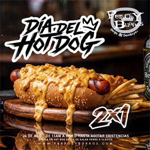 DÍA DEL HOTDOG EN PERROS Y BURROS