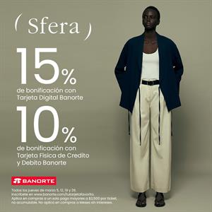 SFERA CON 10% Y 15% DE DESCUENTO