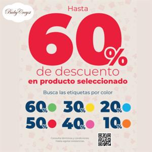 HASTA UN 60% DE DESCUENTO EN PRODUCTO SELECCIONADO