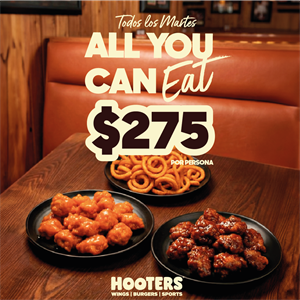 ALL YOU CAN EAT POR SOLO $275