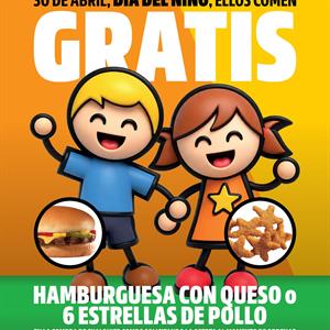 DIA DEL NIÑO EN CARL´S JR, ELLOS COMEN GRATIS
