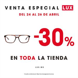 VENTA ESPECIAL LUX