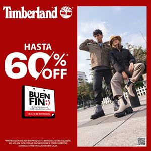 TIMBERLAND TIENE HASTA UN 60% DE DESCUENTO