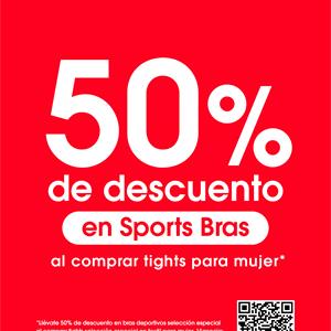 HASTTA 50% en sports bras