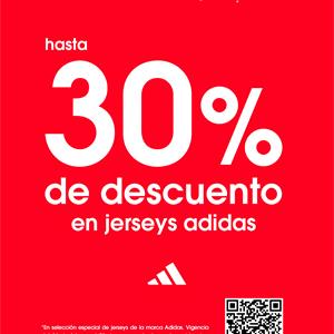 HASTTA 30% en jersey Adidas