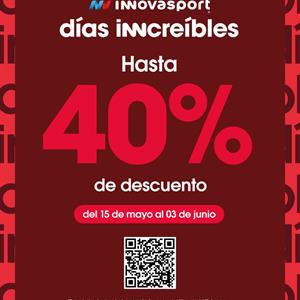 HASTA 40% DE DESCUENTO