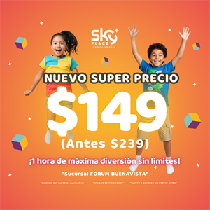 1 HORA DE DIVERSIÓN SIN LÍMITES