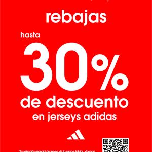 Jersey Adidas hasta 30%