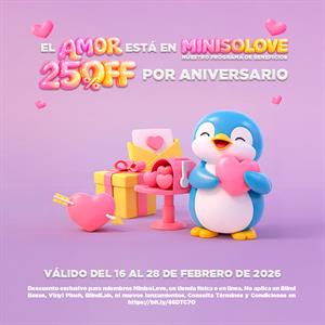 💖 ¡Estamos de aniversario en MinisoLove! 🎉