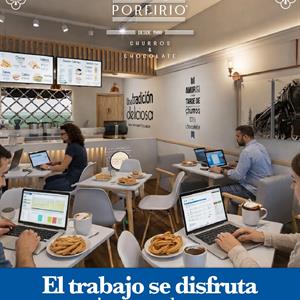 EL TRABAJO SE DISFRUTA MEJOR CON CHURROS