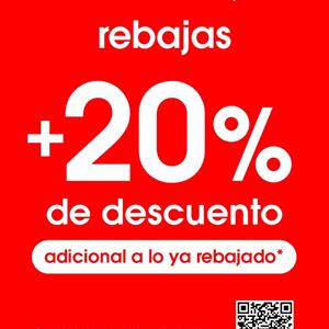 Promo +20% adicional sobre lo ya rebajado