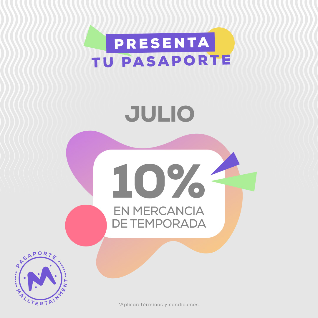 10% en mercancía de temporada